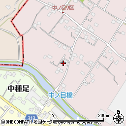 埼玉県加須市中ノ目198周辺の地図