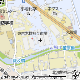 株式会社東京木材相互市場　相互吹上市場周辺の地図