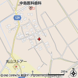 茨城県常総市曲田570周辺の地図