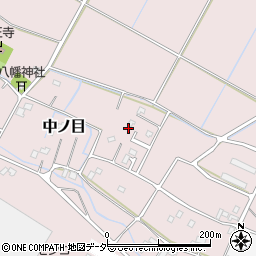 埼玉県加須市中ノ目618周辺の地図