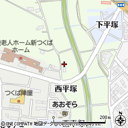 茨城県つくば市東平塚942周辺の地図