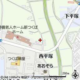 茨城県つくば市東平塚944周辺の地図