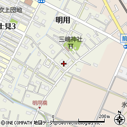 埼玉県鴻巣市明用164周辺の地図