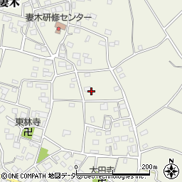 茨城県つくば市妻木周辺の地図