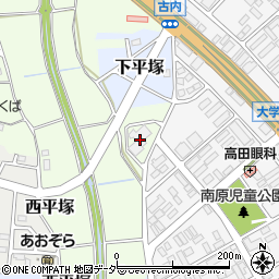 茨城県つくば市東平塚730周辺の地図
