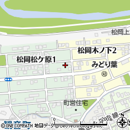 松岡レトロ周辺の地図
