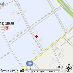 茨城県常総市古間木新田347周辺の地図