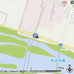 吉波公衆トイレ周辺の地図