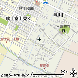 埼玉県鴻巣市明用184周辺の地図