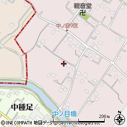 埼玉県加須市中ノ目207周辺の地図