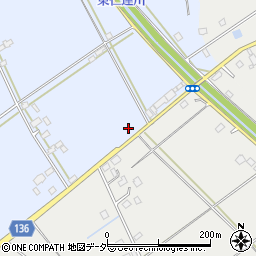 茨城県常総市古間木新田311周辺の地図
