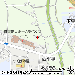 茨城県つくば市東平塚934-5周辺の地図