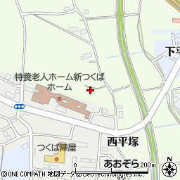 茨城県つくば市東平塚934周辺の地図