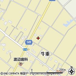 埼玉県加須市牛重1120周辺の地図