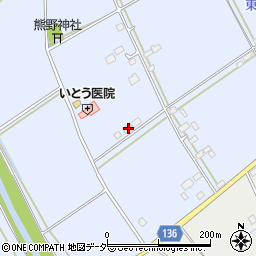 茨城県常総市古間木新田835周辺の地図