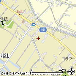 埼玉県加須市北辻205周辺の地図