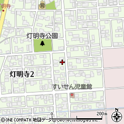 福井県福井市灯明寺2丁目1411周辺の地図