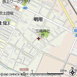 埼玉県鴻巣市明用160周辺の地図