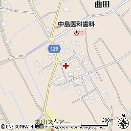 茨城県常総市曲田559周辺の地図