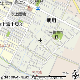 埼玉県鴻巣市明用69周辺の地図