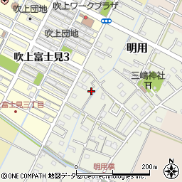 埼玉県鴻巣市明用190-6周辺の地図