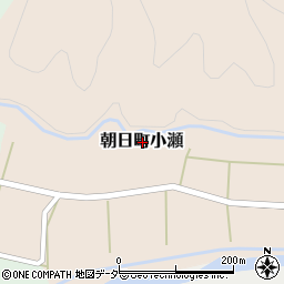 岐阜県高山市朝日町小瀬周辺の地図