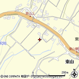 長野県塩尻市東山周辺の地図