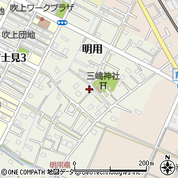 埼玉県鴻巣市明用73周辺の地図