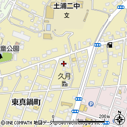 大陽日酸土浦社宅周辺の地図