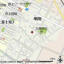 埼玉県鴻巣市明用76周辺の地図
