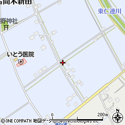 茨城県常総市古間木新田354周辺の地図