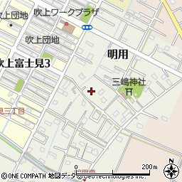 埼玉県鴻巣市明用68周辺の地図