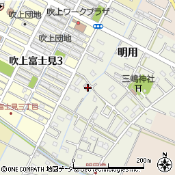 埼玉県鴻巣市明用190-9周辺の地図