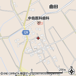 茨城県常総市曲田560周辺の地図