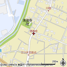 清瀧寺周辺の地図