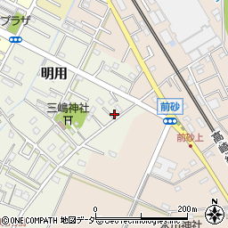 埼玉県鴻巣市明用126-2周辺の地図