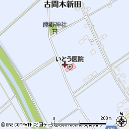 茨城県常総市古間木新田811周辺の地図