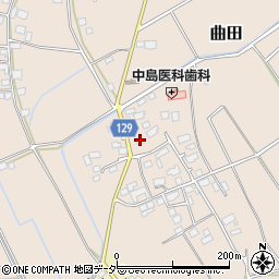 茨城県常総市曲田558周辺の地図