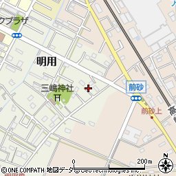 埼玉県鴻巣市明用126周辺の地図