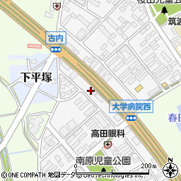 学園西大通り周辺の地図