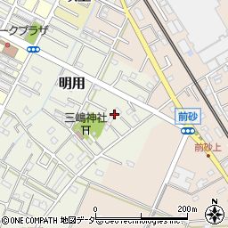 埼玉県鴻巣市明用124周辺の地図