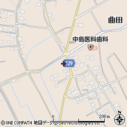 茨城県常総市曲田545周辺の地図