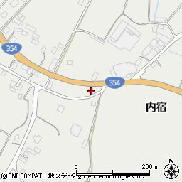 茨城県行方市内宿942周辺の地図