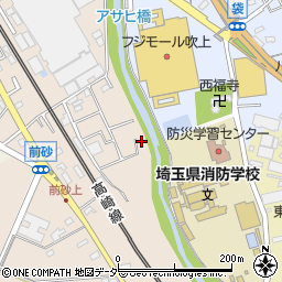 埼玉県鴻巣市前砂148周辺の地図