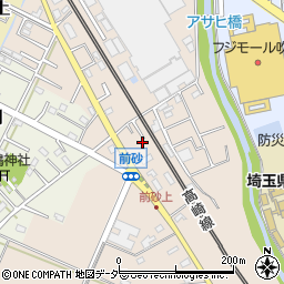 埼玉県鴻巣市前砂135周辺の地図