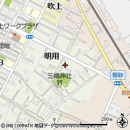 埼玉県鴻巣市明用112-2周辺の地図