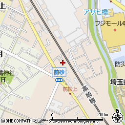 埼玉県鴻巣市前砂136周辺の地図