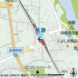 長瀞町観光案内所周辺の地図