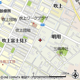 埼玉県鴻巣市明用63-2周辺の地図