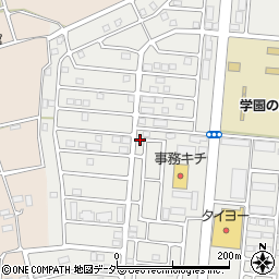 茨城県つくば市学園の森1丁目周辺の地図
